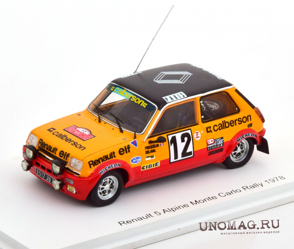 Renault Alpine Rally Monte Carlo Frequelin Delaval