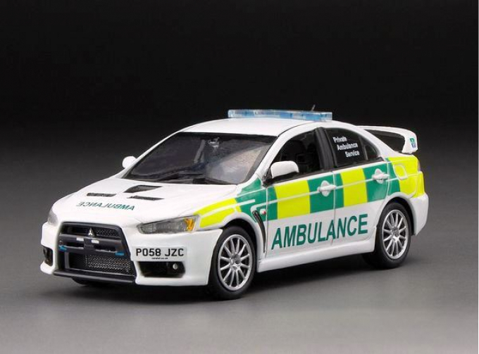 MITSUBISHI Lancer Evolution X Private Ambulance Service UK RHD