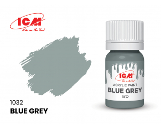 Краска акриловая 12 мл, Сине-серый (Blue Grey)