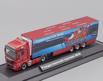 MAN TGX XXL 18.510 "Weihnachtstruck", red metallic