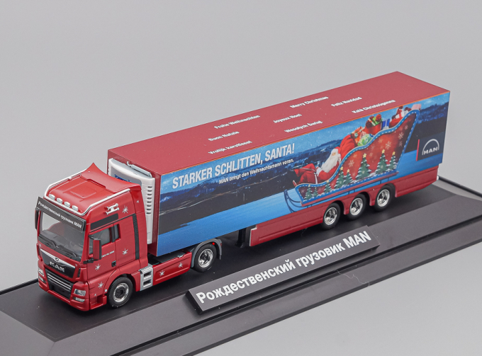 MAN TGX XXL 18.510 "Weihnachtstruck", red metallic