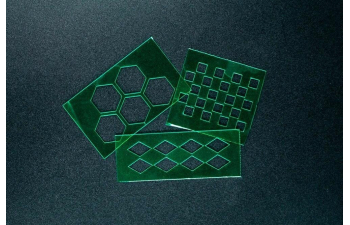 Трафарет окрасочный клетки 7мм, размер L