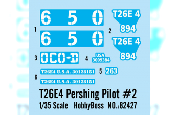 Сборная модель Танк T26E4 Pershing Pilot 2