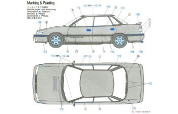 Сборная модель Subaru Legacy RS
