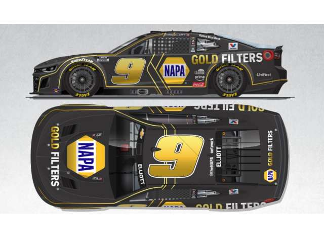 Chevrolet #9 Napa Gold Filters *Chase Elliott*, various 2025