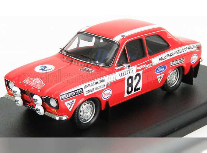 FORD Escort Mki (night Version) №82 Rally Montecarlo (1972) G.Van Lennep - J.Klein, Red White