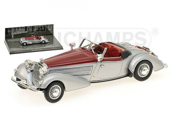 HORCH 855 SPEZIAL ROADSTER 1938, Silver/Red