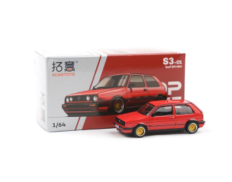 VOLKSWAGEN Golf GTI Mk2, red
