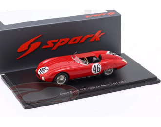 Osca Sport 750 №46 19th 24h LeMans Jean Laroche, Rémy Radix (1957)
