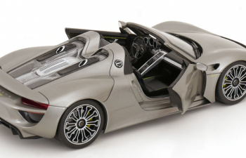 PORSCHE 918 Spider Open (2015), Grey Met