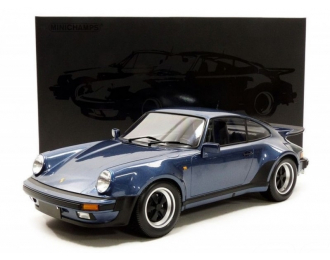 PORSCHE 911 (930) Turbo (1977), blue gray metallic