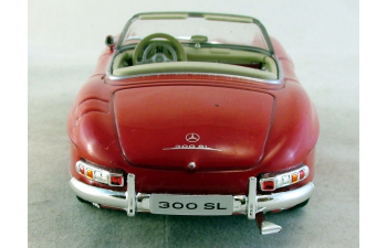 MERCEDES-BENZ 300 SL Roadster (1957), Mercedes-Benz Offizielle Modell-Sammlung 57, красный