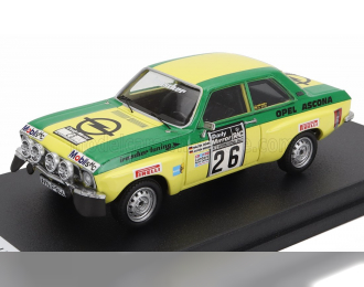 OPEL Ascona 1.9 Sr (night Version) N26 Rally Rac Lombard (1973) Walter Rohrl - Jochen Berger, Green Yellow