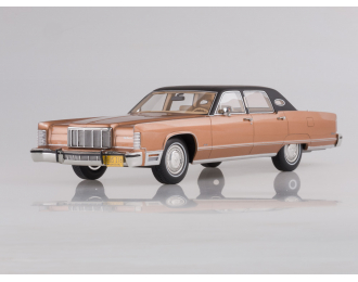 LINCOLN Continental Sedan, ohne Vitrine (1975), metallic-light brown