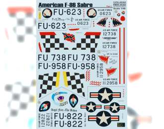 F-86E Sabre Part1 Wet decal