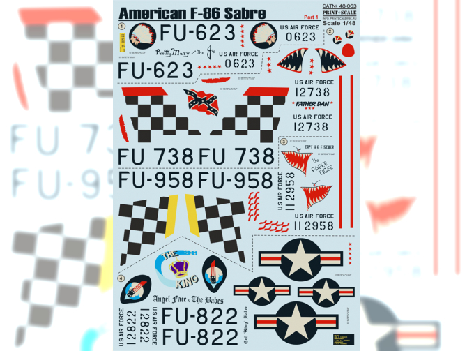 F-86E Sabre Part1 Wet decal