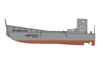 Сборные модели десантного катера и танка LCM3 & Sherman