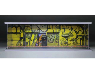 Diorama Graffiti with light, various