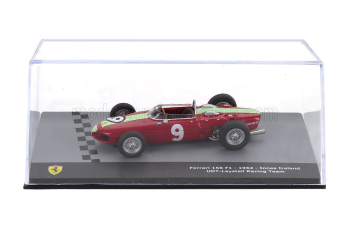 FERRARI F1 156 Team Laystall Racing №9 Season (1962) Innes Ireland - Con Vetrina - With Showcase, Red Green