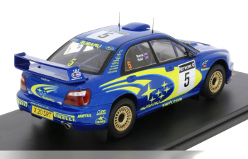 SUBARU Impreza S7 Wrc '01 N5 3rd Rally Great Britain (2001) R.Burns - R.Reid, Blue Yellow