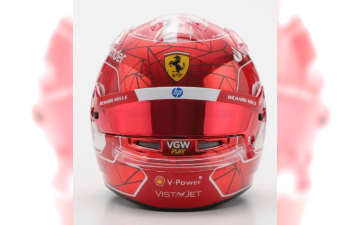 BELL HELMET Casco Helmet F1 Charles Leclerc Team Ferrari Hp №16 Singapore Gp (2024), Red
