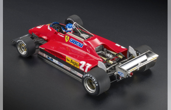 FERRARI F1 126c2 (late Version) №27 2nd Monza Italy Gp (with Pilot Figure) (1982) Patrick Tambay, Red