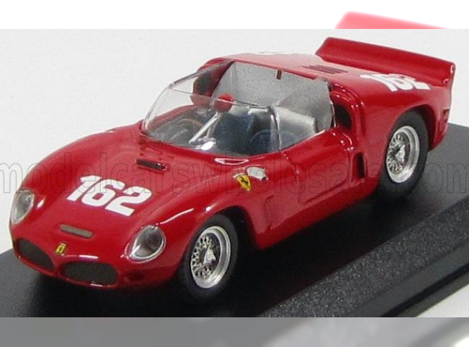 FERRARI Dino 246sp Spider №162 Winner Targa Florio (1961) Von Trips - Gandebien, Red