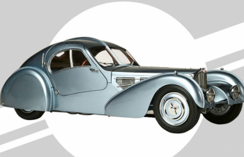 Сборная модель BUGATTI Type 57 Sc Atlantic 1936, Light Blue Met