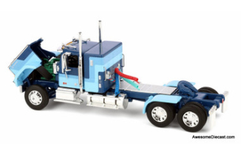 GMC General w/34in Flattop Sleeper Heil Pneumatic Tank Trailer, Blue