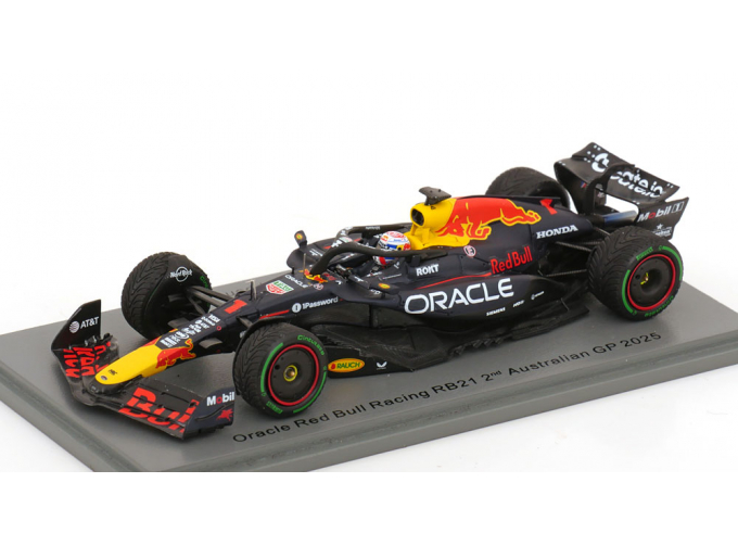 RED BULL Racing RB21 №1 2nd Australia Formula 1 Max Verstappen (2025)