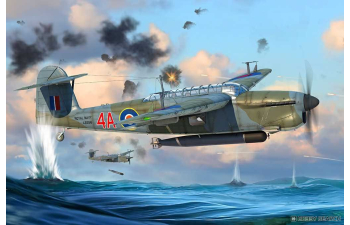 Сборная модель Бомбардировщик-торпедоносец Royal Navy Fairey Barracuda Mk. II