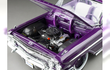 CHEVROLET Impala Convertible Lowrider (1961), purple