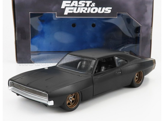 DODGE Dom's Dodge Charger Widebody (1968) - Fast & Furious, Primer Black