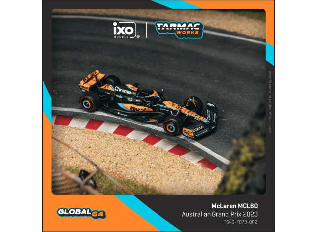 McLaren MCL60 #81 Oscar Piastri Australian Grand Prix, orange/black 2023