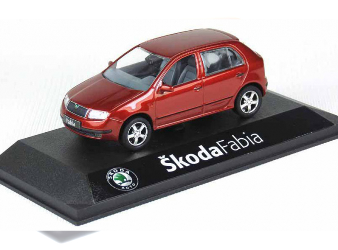 SKODA Fabia, red