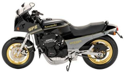 KAWASAKI GPZ900R 1984, black