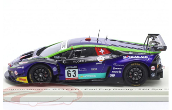 LAMBORGHINI Huracán GT3 Evo №63 Emil Frey Racing 24h Spa Albert Costa, Mirko Bortolotti, Jack Aitken (2022)