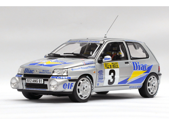 RENAULT CLIO 16S #3 Ragnotti-Thimonier Rallye Grasse Alpin 1991