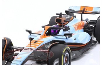 WILLIAMS FW45 / Gulf-Lackierung 11th Singapore GP Formula 1 Alexander Albon (2023)