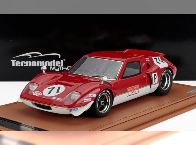 LOTUS 62 Team Gold Leaf Lotus №71 Winner 6h Brands Hatch P2 Class (1969) John Miles - Brian Muir, Red White