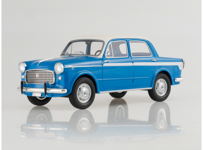 FIAT 1100 Lusso, blue/white, ohne Vitrine