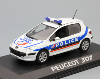 PEUGEOT 307 Police Nationale, white / blue