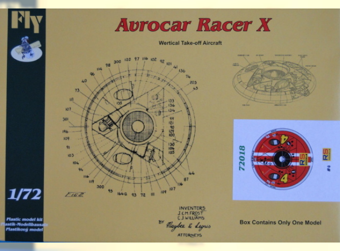 Сборная модель Avrocar Racer X RS models