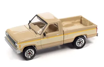FORD Ranger Pick-up (1983) With Trailer Car Transporter, Beige White Black