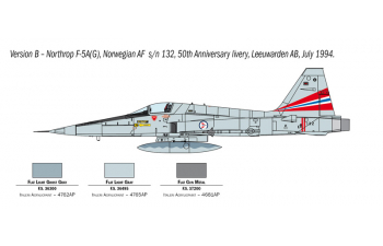 Сборная модель NORTHROP F-5a Freedom Fighter Airplane Military 1962