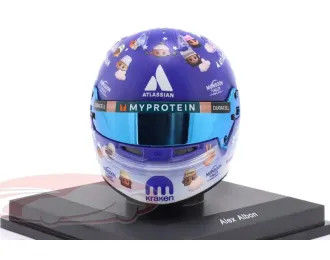 MINI HELMET Williams Racing #23 8th British GP Formula 1 Alex Albon  (2025)