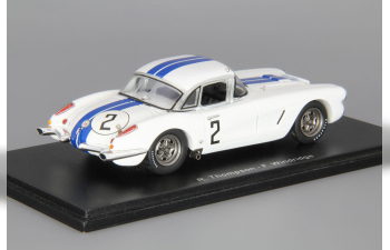 CHEVROLET Corvette #2 R.Thompson-F.Windridge LM (1960), white