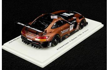 MERCEDES-BENZ Amg Gt3 Evo 6.2l V8 Team Almanar Getspeed Racing №777 Winner Gold Class 24h Spa (2024) Al Faisal Al Zubair - Dominik Baumann - Philip Ellis - Mikael Grenier, Brown Black