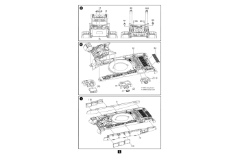 Сборная модель Т-72 B3/B3M 2 in 1 Main battle tank