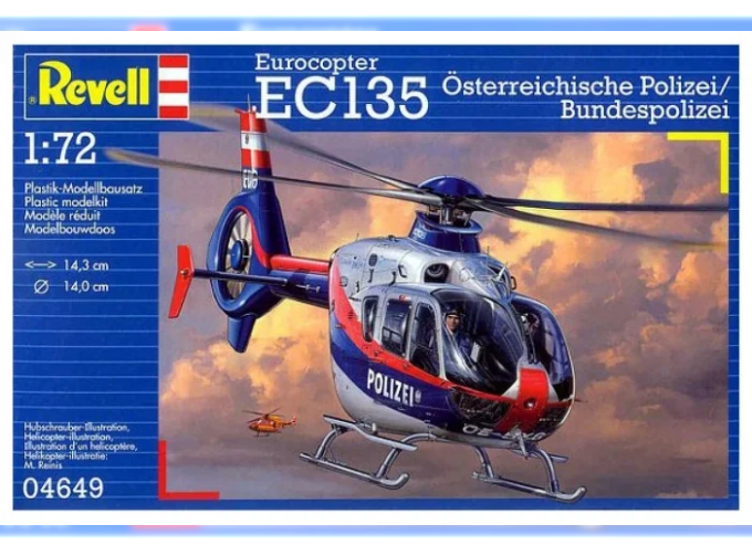 Сборная модель Вертолет Eurocopter EC-135